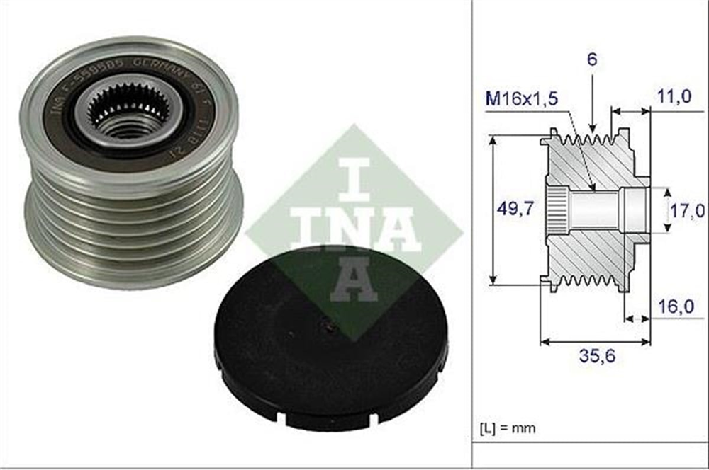 INA535001610-Alternatör Kasnağı