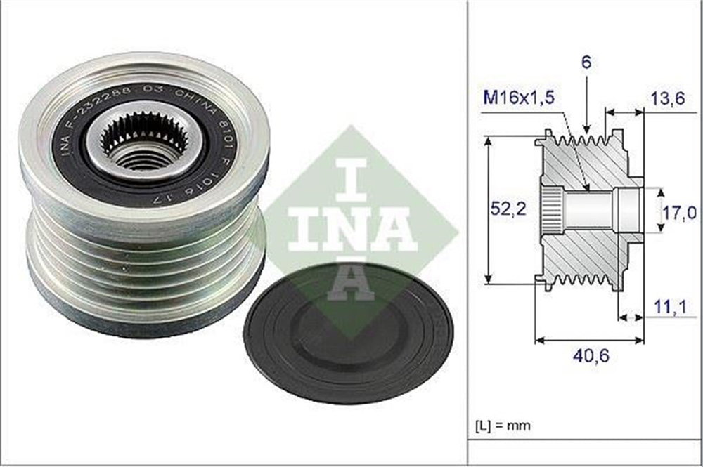 INA535004410-Alternatör Kasnağı