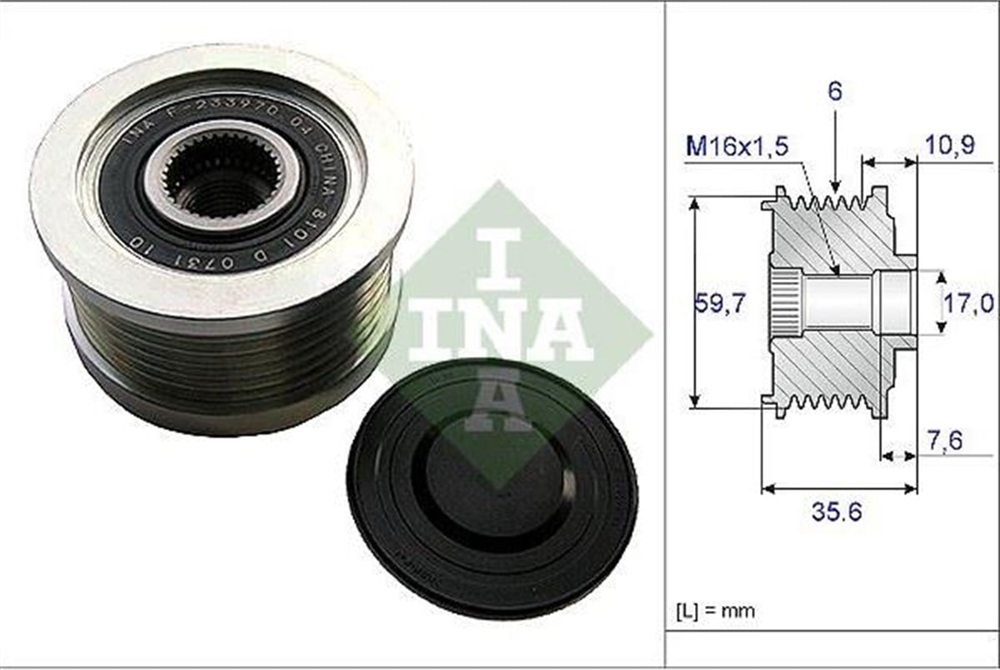 INA535004610-Alternatör Kasnağı