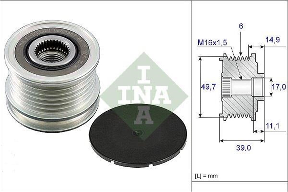 INA535005010-Alternatör Kasnağı