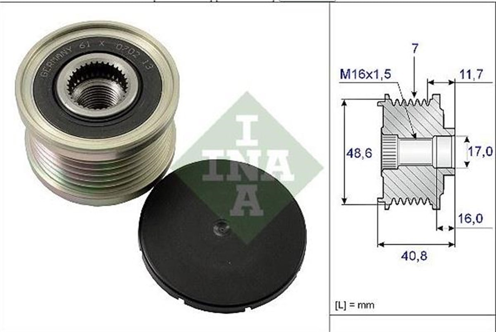 INA535008010-Alternatör Kasnağı