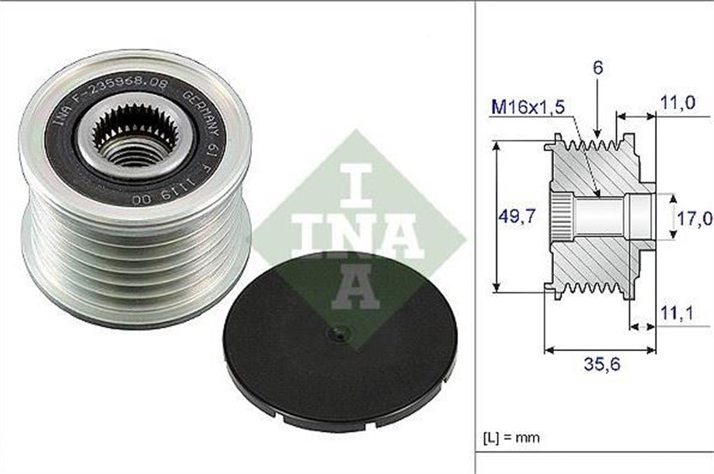 INA535008610-Alternatör Kasnağı