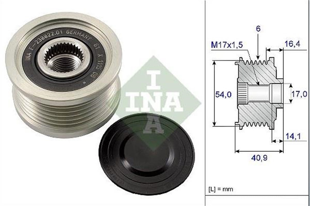 INA535011210-Alternatör Kasnağı