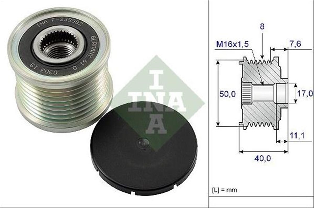 INA535011910-Alternatör Kasnağı