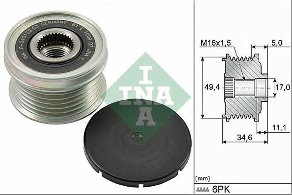 INA535015510-Alternatör Kasnağı
