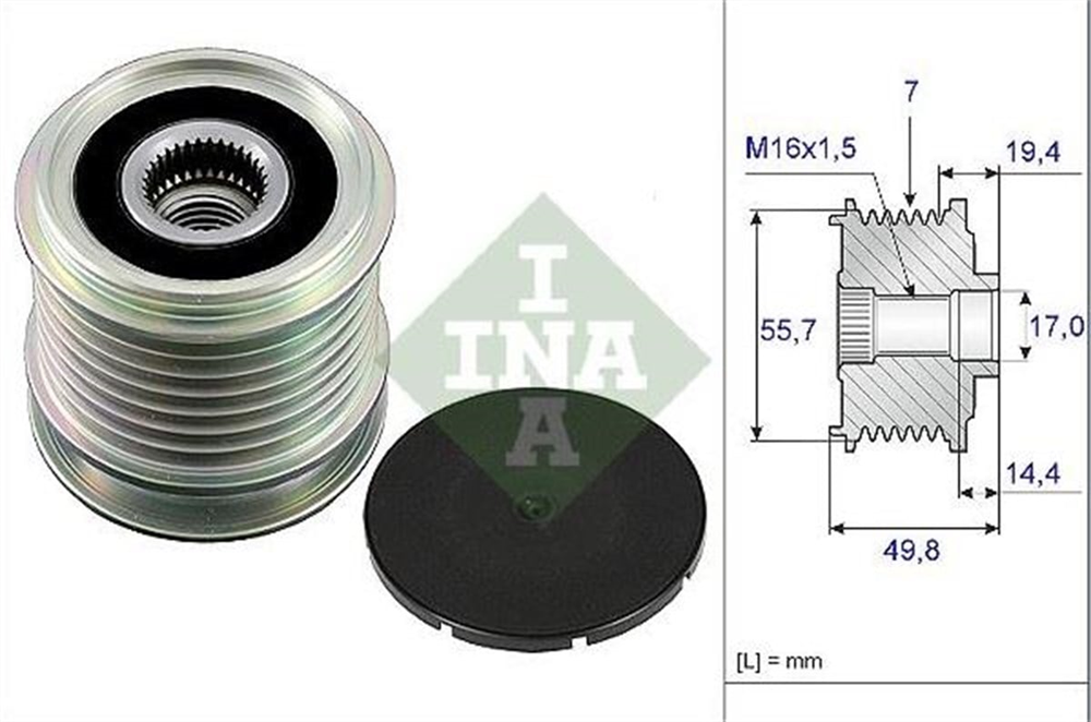 INA535016510-Alternatör Kasnağı