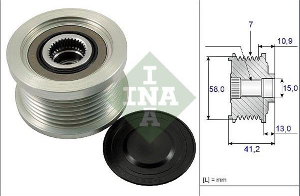 INA535017310-Alternatör Kasnağı