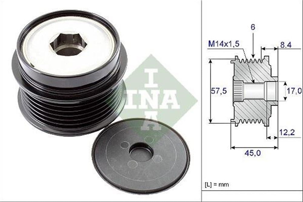 INA535017410-Alternatör Kasnağı
