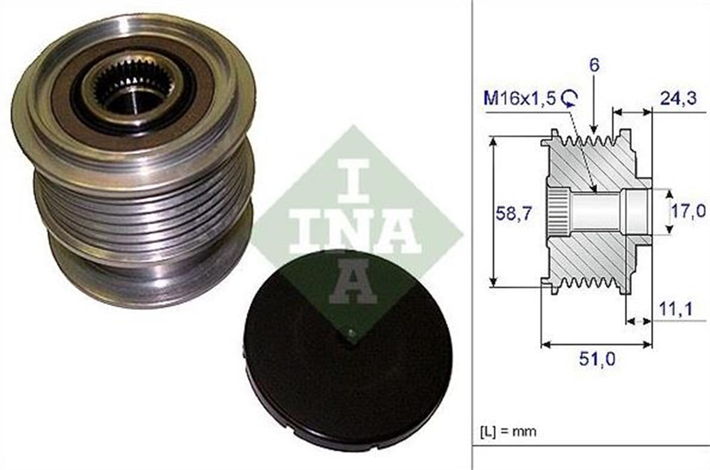 INA535020010-Alternatör Kasnağı