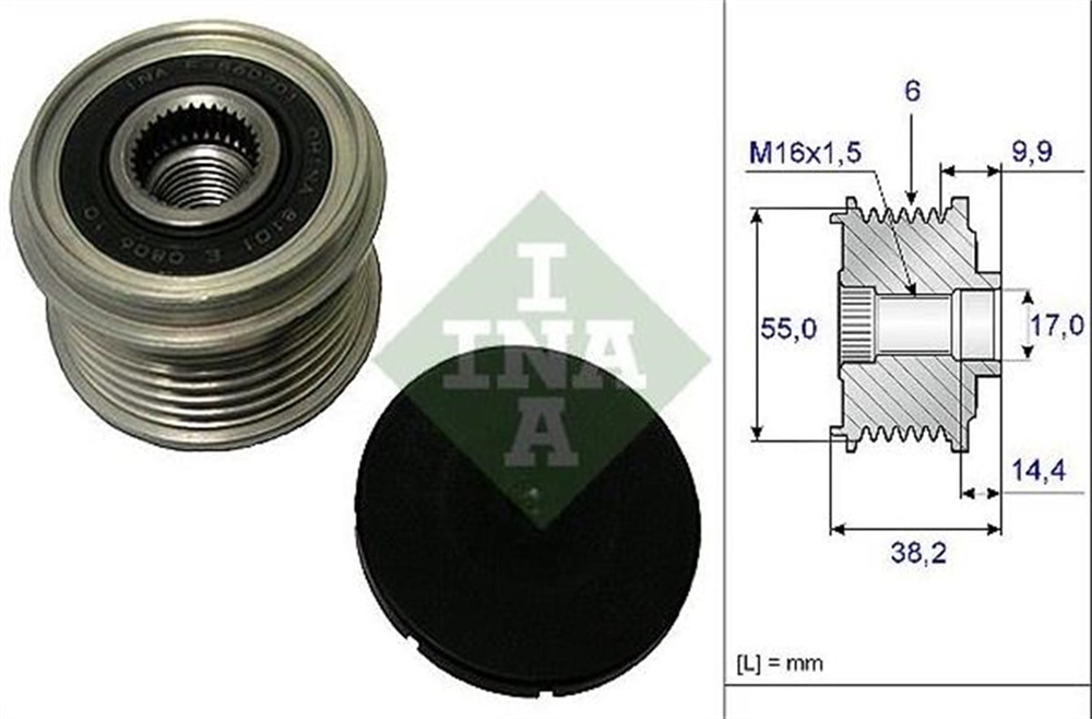 INA535021610-Alternatör Kasnağı