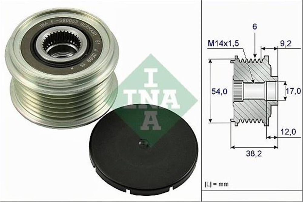INA535026310-Alternatör Kasnağı