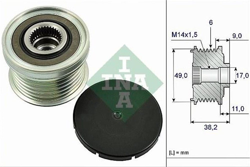 INA535026810-Alternatör Kasnağı