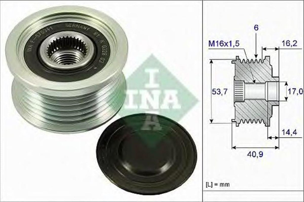INA535027010-Alternatör Kasnağı