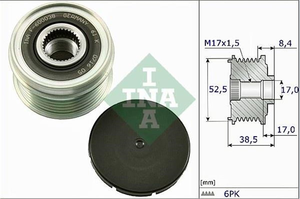 INA535027310-Alternatör Kasnağı