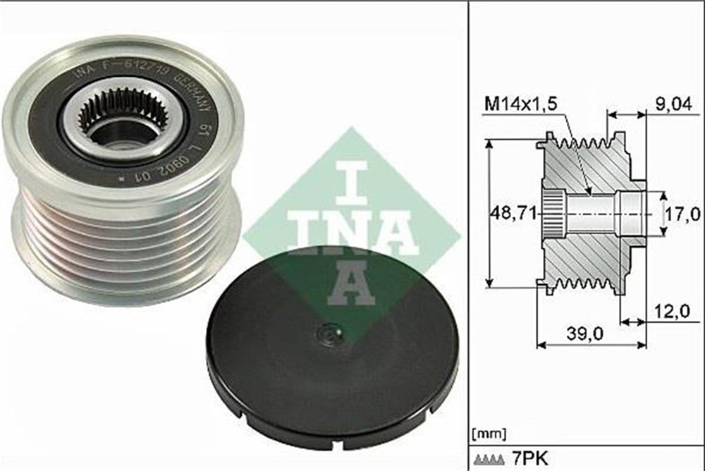 INA535027510-Alternatör Kasnağı