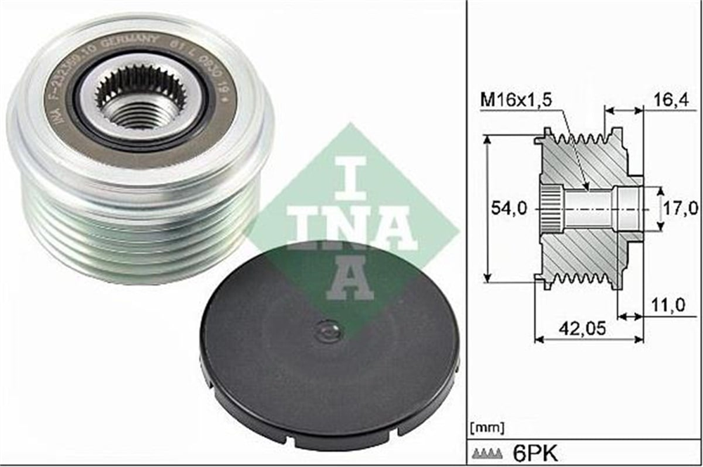 INA535028510-Alternatör Kasnağı