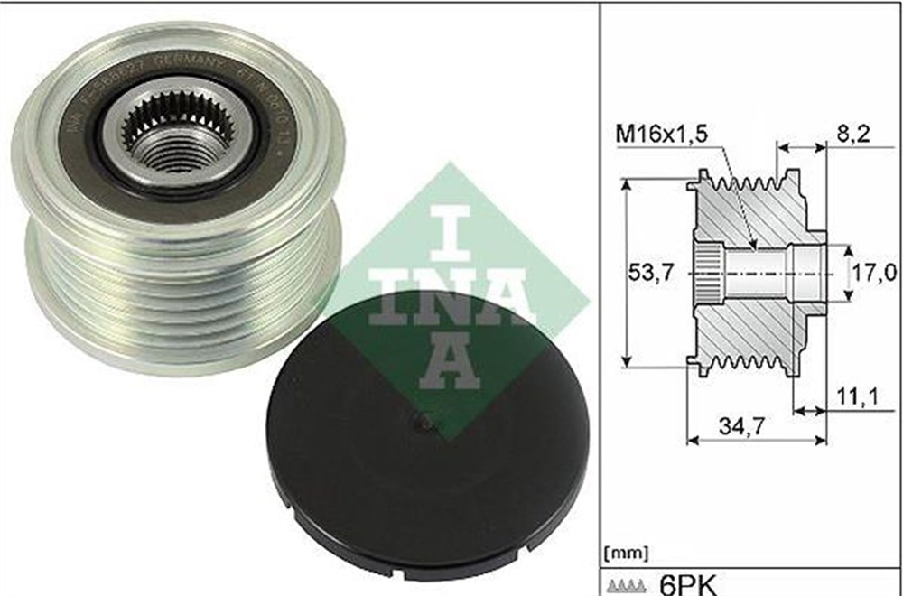 INA535032710-Alternatör Kasnağı