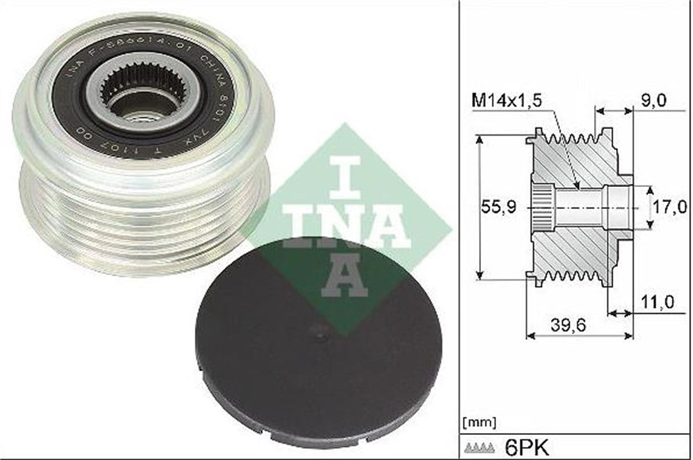 INA535034010-Alternatör Kasnağı