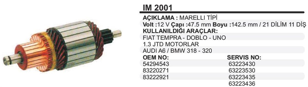 ITHIM2001-Marş Kollektörleri