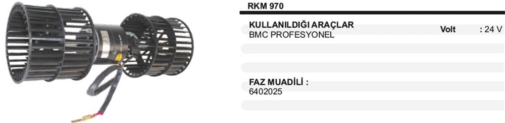 ITHKM970-Kalorifer Motoru