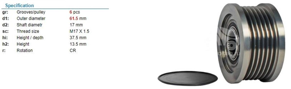 ITHKSN02310-Alternatör Kasnağı