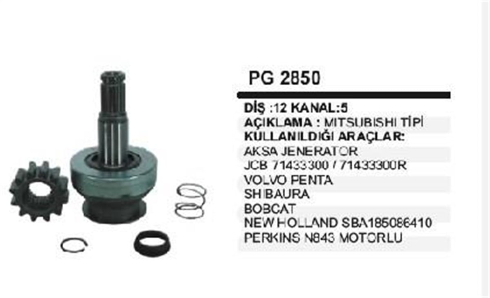 ITHMDPG2850-Marş Dişlisi