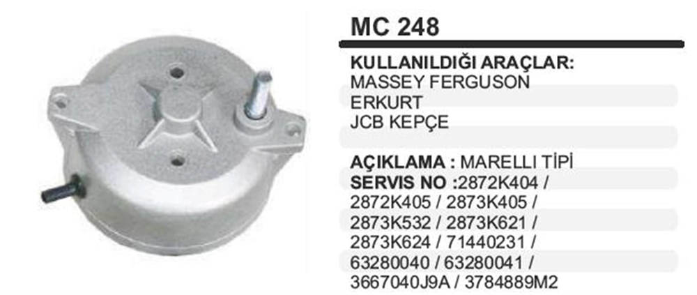 ITHMKMC248-Marş Arka Kapağı