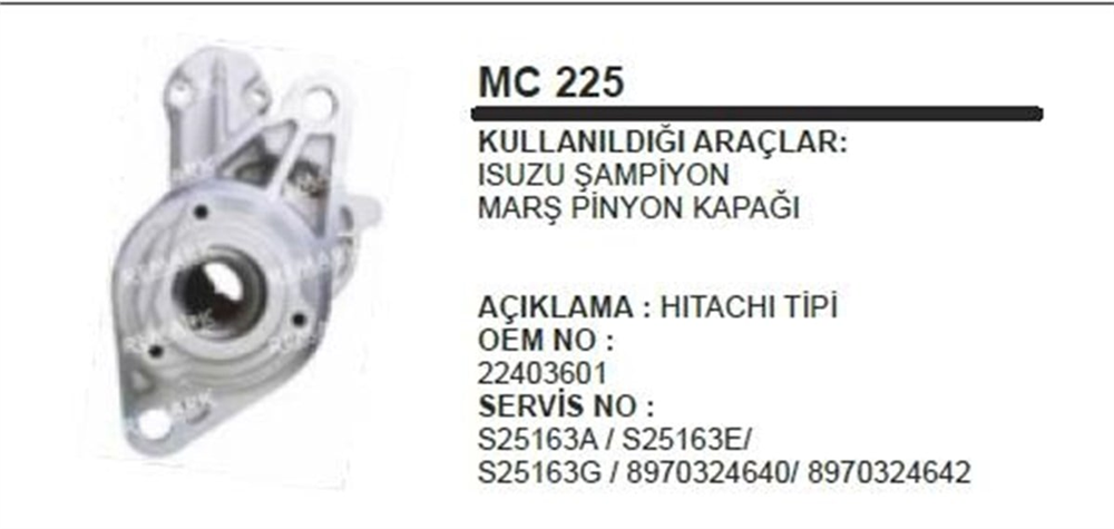 ITHPKMC225-Marş Pinyon (Ön) Kapağı