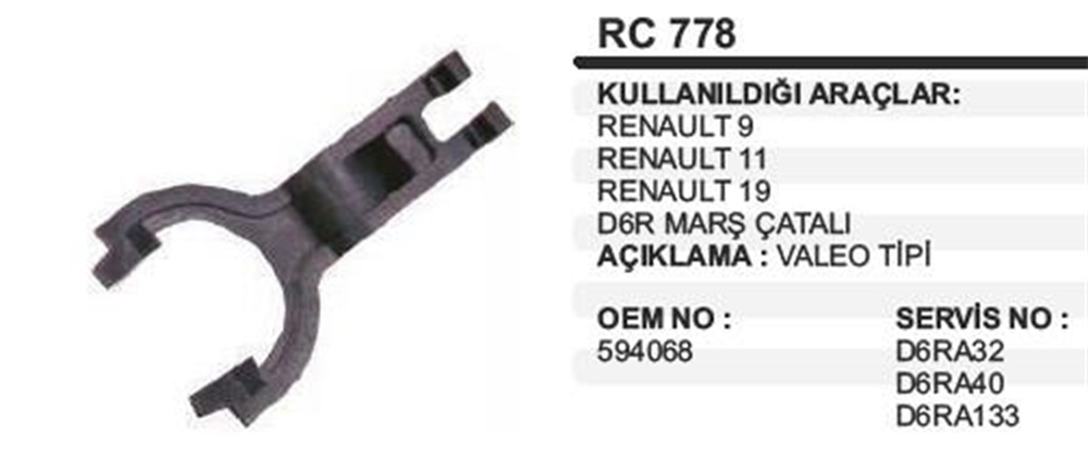 ITHRC778-Marş Çatalı