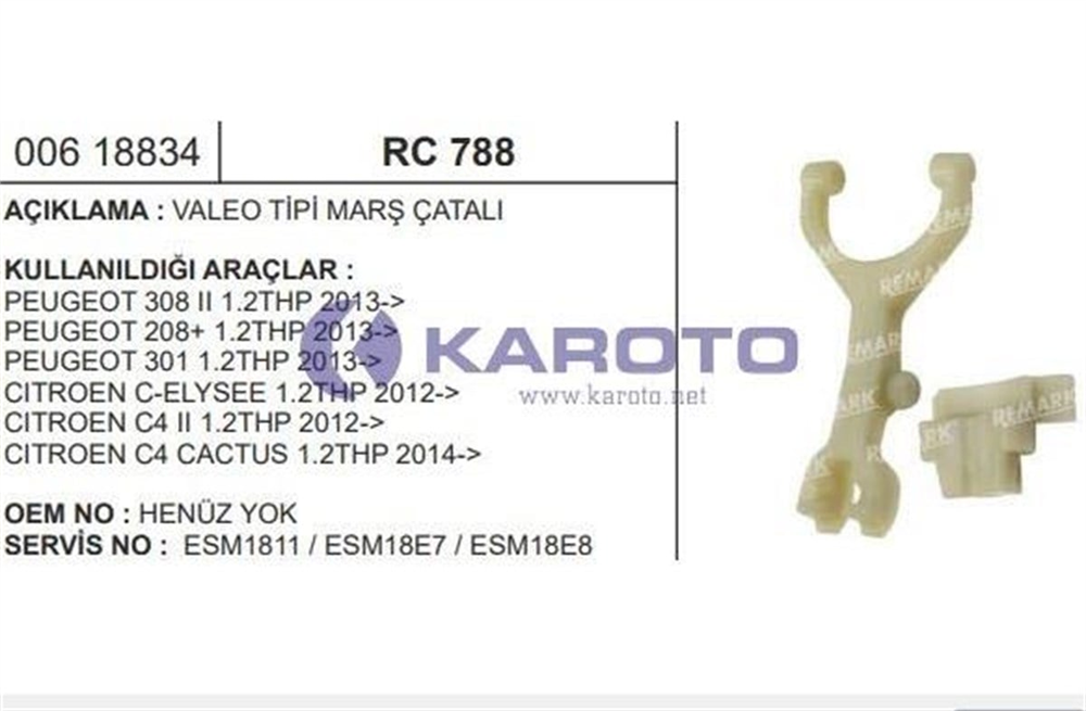 ITHRC788-Marş Çatalı