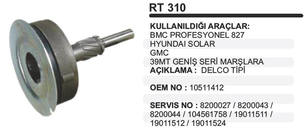 ITHRT310-Marş Rediktörü