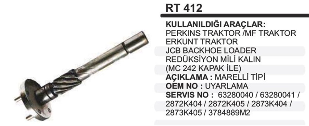 ITHRT412-Marş Rediktörü