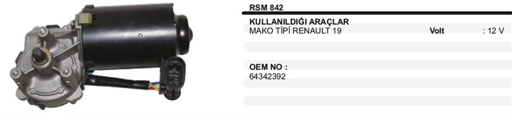 ITHSM842-Silecek Motoru