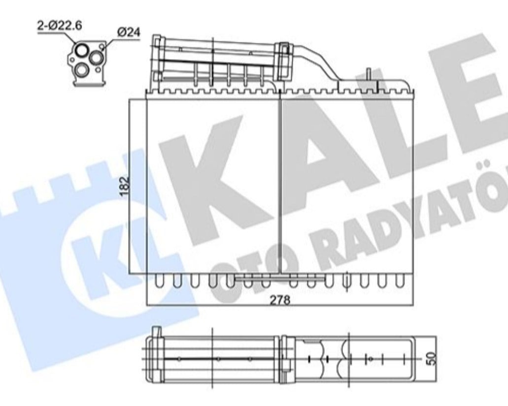 KALE346465-Kalorifer Radyatörü