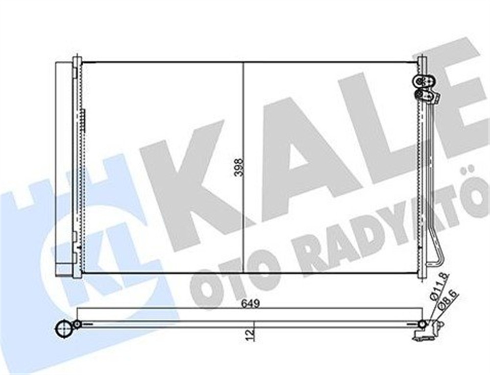 KALE357970-Klima Radyatörü (Kondenser)