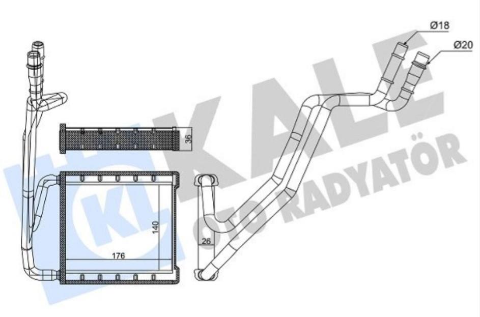 KALE370735-Kalorifer Radyatörü
