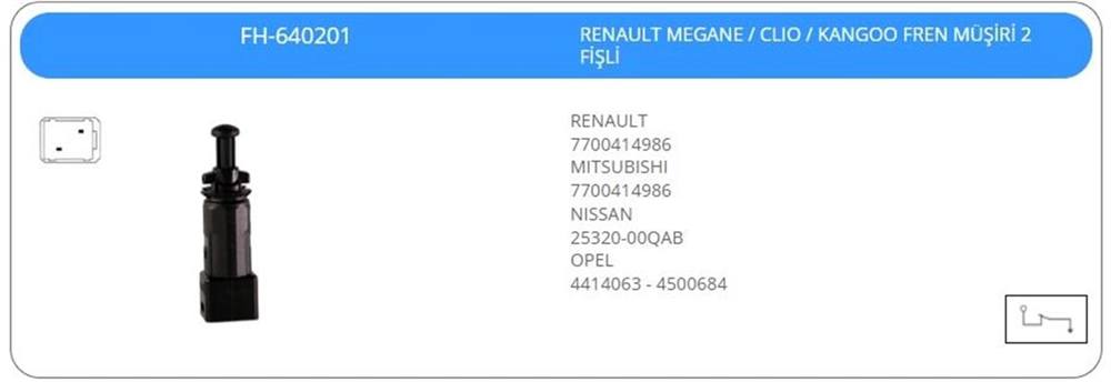 KLFFH640201-Fren Müşürü