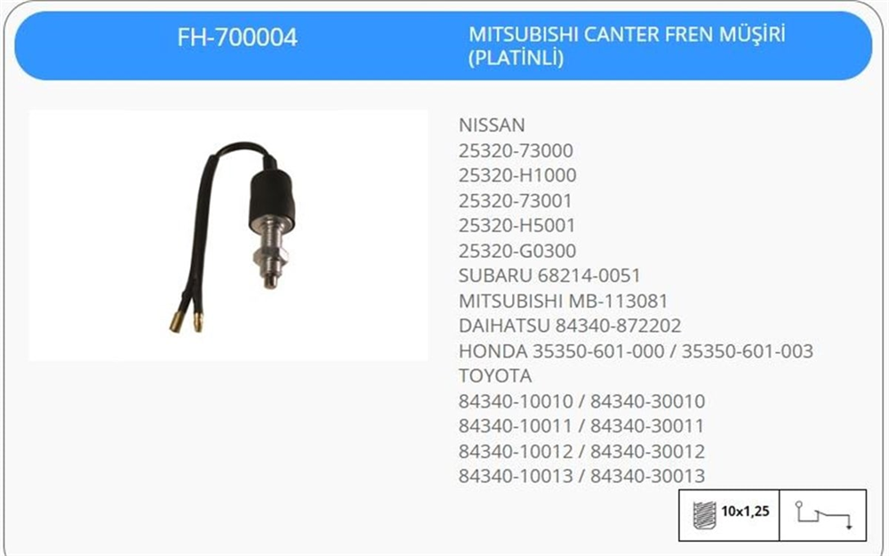 KLFFH700004-Fren Müşürü