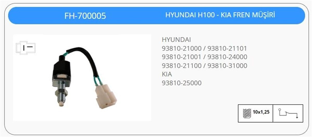 KLFFH700005-Fren Müşürü