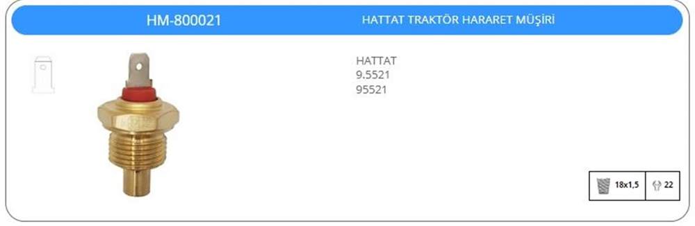 KLFHM800021-Hararet Müşürü
