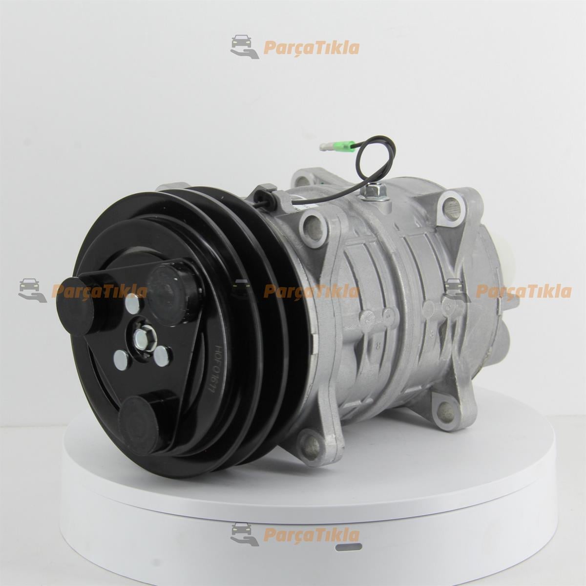 Klima Kompresör 12V Tm16 Çift Kasnak V Kayış N205315e | Valeo N205315e