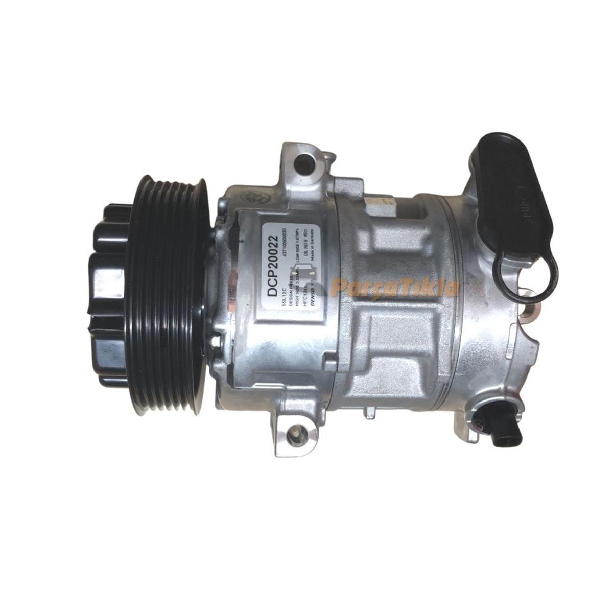 Klima Kompresörü 12V 6Pk Fiat Fiorino Linea 07 Fıorıno Lınea Ym 1,3 Opel Corsa D Kasnagı Gerıde Dcp20022 Kasnak Çapı:109Mm