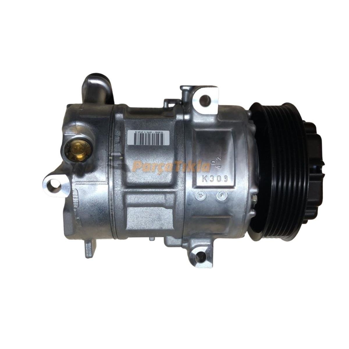 Klima Kompresörü 12V 6Pk Fiat Fiorino Linea 07 Fıorıno Lınea Ym 1,3 Opel Corsa D Kasnagı Gerıde Dcp20022 Kasnak Çapı:109Mm