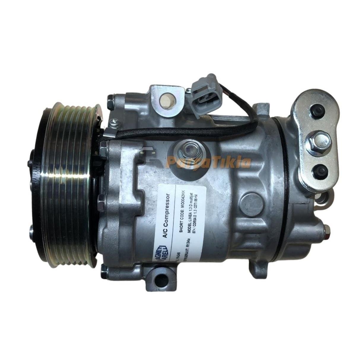 Klima Kompresörü 12V 6Pk Önden Bobinli Fiat Linea Punto Opel Corsa Alfa Romeo Lınea Punto Fıorıno Doblo 1,3 Jtd Önden Babinli