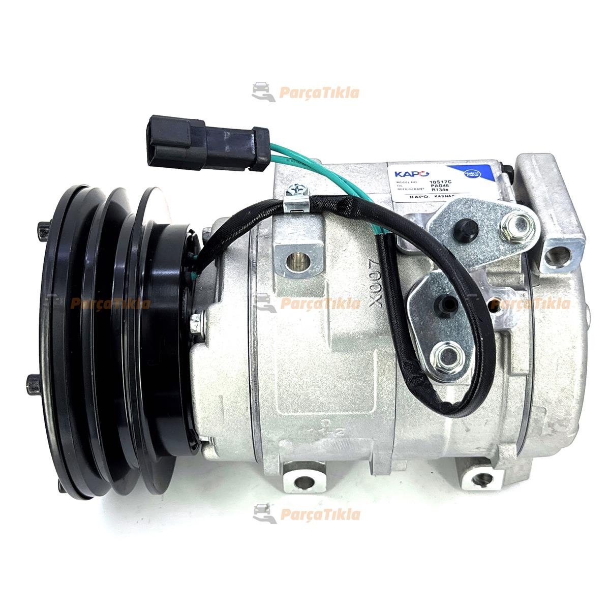 Klima Kompresörü 24V 1Pk 138Mm İş Makinası Cat Caterpil V Kayış Dcp99807 2316984 | Kapo 2316984