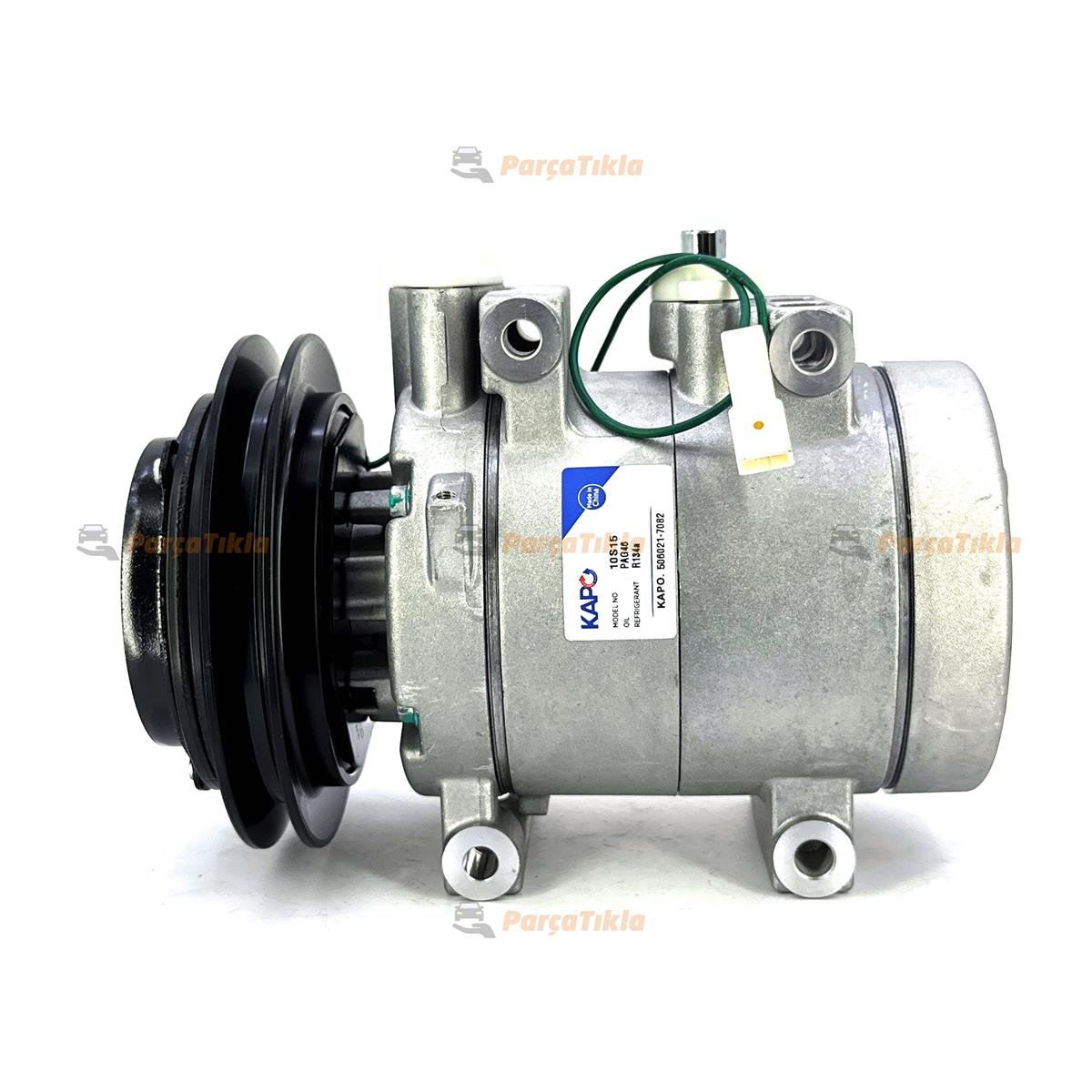 Klima Kompresörü 24V 1Pk Hyundai İş Makinası Valeo Tip Hyundai Kobelco, Komatsu, Kavasaki Çap :135Mm 5060215590 5060217082 | Kapo 5060217082