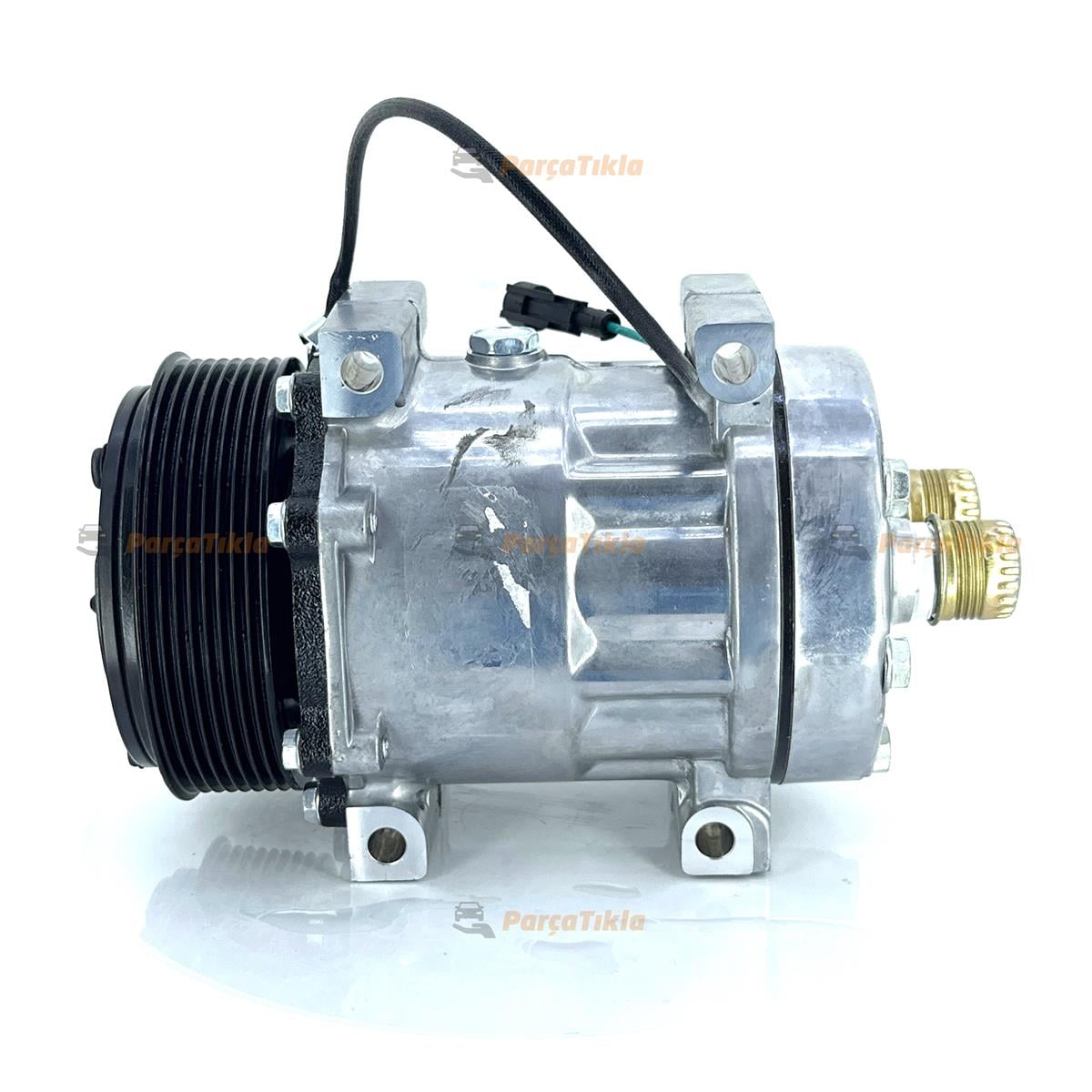 Klima Kompresörü 24V 8Pk 119Mm Biçer Döver Case Otokar Sultan Bloktan Baglantı Arkadan Çıkıs K K Kalın Kalın | Lidpart K8090