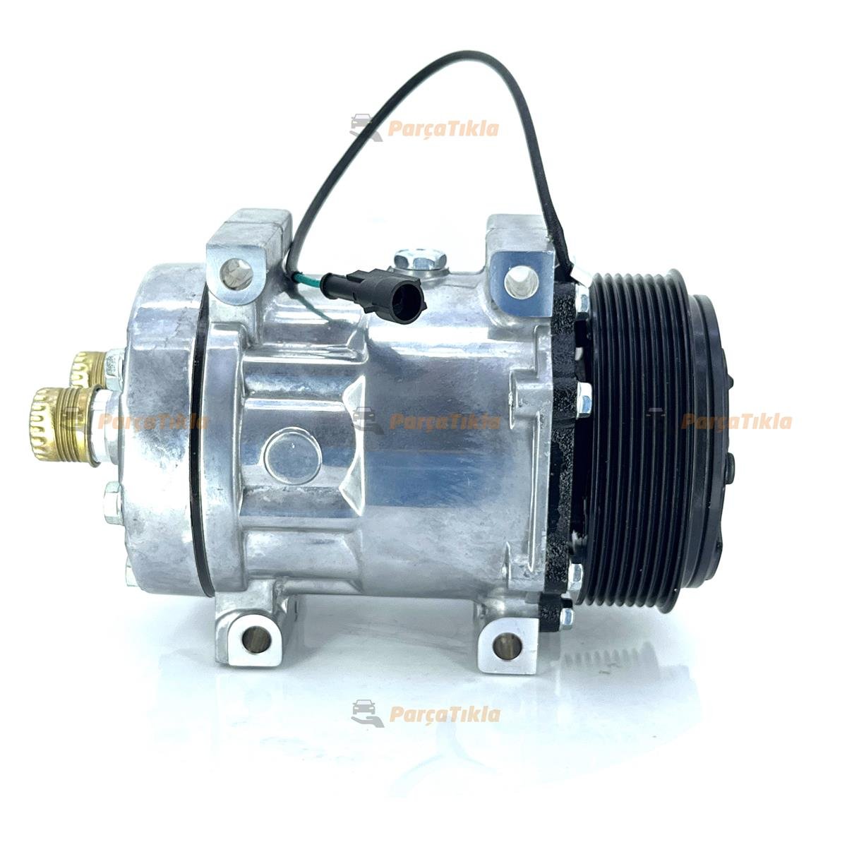 Klima Kompresörü 24V 8Pk 119Mm Biçer Döver Case Otokar Sultan Bloktan Baglantı Arkadan Çıkıs K K Kalın Kalın | Lidpart K8090