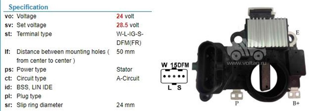 Konjektör 24V 110 Reno Tır Volvo Yr Im691 2009 183