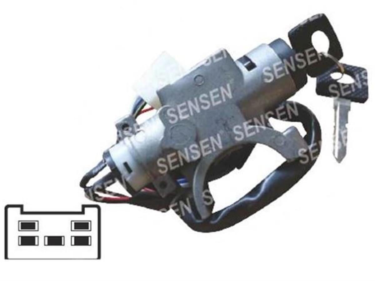 Kontak Anahtarı Komple Mercedes Benz Mb800 2521 94 5Pin Mb 800 2521 2517 1994 Ss972